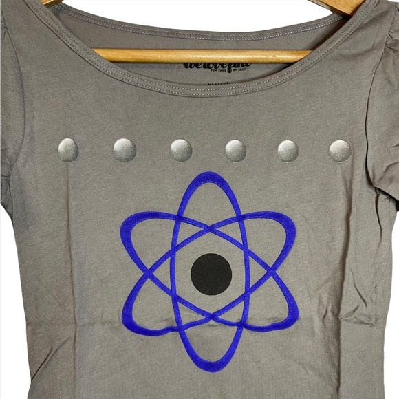 Homestuck Jade Harley Atom Puff Print Sheer Sleeves Thumbholes Small - Picture 4 of 13